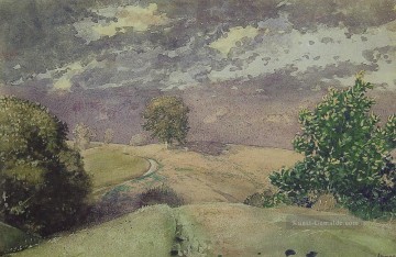 Herbst Bergville New York Realismus Maler Winslow Homer Ölgemälde